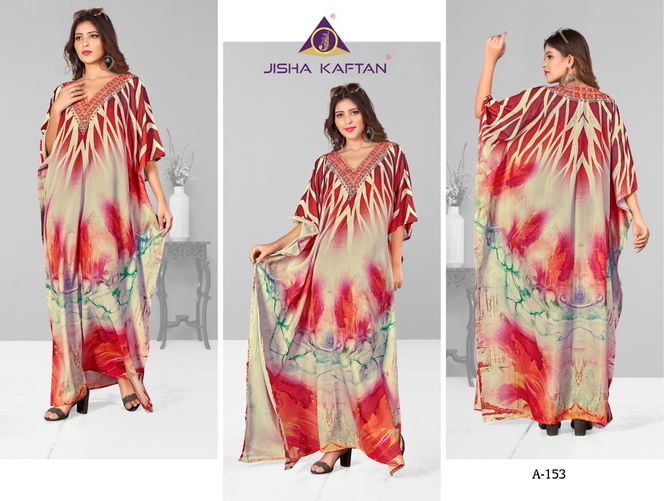 Jelite Jisha Afreen Vol 7 Casual Wear Digital Printed Wholesale Kaftan
